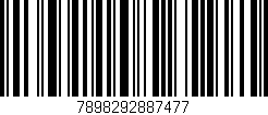 Código de barras (EAN, GTIN, SKU, ISBN): '7898292887477'