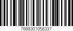 Código de barras (EAN, GTIN, SKU, ISBN): '7898301056337'