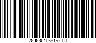 Código de barras (EAN, GTIN, SKU, ISBN): '7898301058157.00'