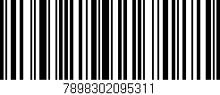 Código de barras (EAN, GTIN, SKU, ISBN): '7898302095311'