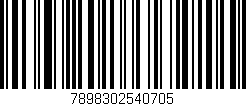 Código de barras (EAN, GTIN, SKU, ISBN): '7898302540705'
