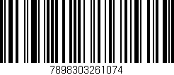 Código de barras (EAN, GTIN, SKU, ISBN): '7898303261074'