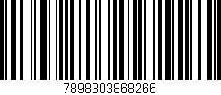 Código de barras (EAN, GTIN, SKU, ISBN): '7898303868266'