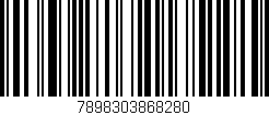 Código de barras (EAN, GTIN, SKU, ISBN): '7898303868280'