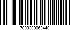 Código de barras (EAN, GTIN, SKU, ISBN): '7898303868440'