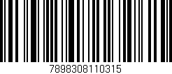 Código de barras (EAN, GTIN, SKU, ISBN): '7898308110315'