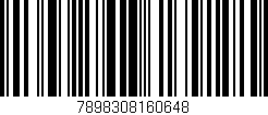 Código de barras (EAN, GTIN, SKU, ISBN): '7898308160648'