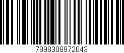 Código de barras (EAN, GTIN, SKU, ISBN): '7898308972043'