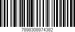 Código de barras (EAN, GTIN, SKU, ISBN): '7898308974382'