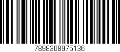 Código de barras (EAN, GTIN, SKU, ISBN): '7898308975136'