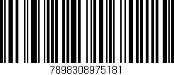 Código de barras (EAN, GTIN, SKU, ISBN): '7898308975181'