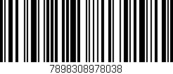 Código de barras (EAN, GTIN, SKU, ISBN): '7898308978038'