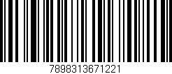 Código de barras (EAN, GTIN, SKU, ISBN): '7898313671221'