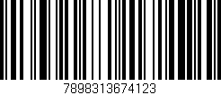 Código de barras (EAN, GTIN, SKU, ISBN): '7898313674123'