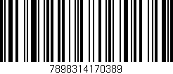 Código de barras (EAN, GTIN, SKU, ISBN): '7898314170389'