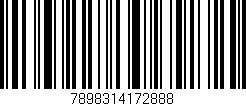 Código de barras (EAN, GTIN, SKU, ISBN): '7898314172888'