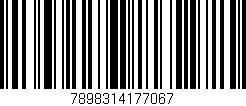 Código de barras (EAN, GTIN, SKU, ISBN): '7898314177067'