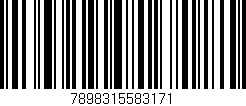 Código de barras (EAN, GTIN, SKU, ISBN): '7898315583171'