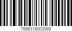 Código de barras (EAN, GTIN, SKU, ISBN): '7898318003089'