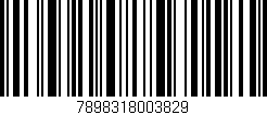 Código de barras (EAN, GTIN, SKU, ISBN): '7898318003829'