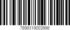 Código de barras (EAN, GTIN, SKU, ISBN): '7898318003898'
