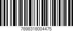 Código de barras (EAN, GTIN, SKU, ISBN): '7898318004475'