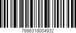 Código de barras (EAN, GTIN, SKU, ISBN): '7898318004932'