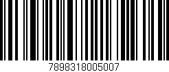 Código de barras (EAN, GTIN, SKU, ISBN): '7898318005007'