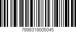 Código de barras (EAN, GTIN, SKU, ISBN): '7898318005045'