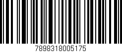 Código de barras (EAN, GTIN, SKU, ISBN): '7898318005175'