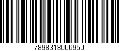 Código de barras (EAN, GTIN, SKU, ISBN): '7898318006950'