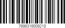 Código de barras (EAN, GTIN, SKU, ISBN): '7898318009210'