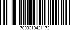 Código de barras (EAN, GTIN, SKU, ISBN): '7898319421172'