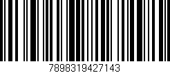 Código de barras (EAN, GTIN, SKU, ISBN): '7898319427143'