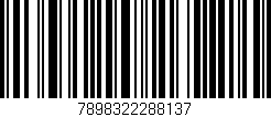 Código de barras (EAN, GTIN, SKU, ISBN): '7898322288137'