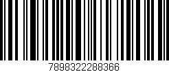 Código de barras (EAN, GTIN, SKU, ISBN): '7898322288366'