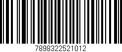 Código de barras (EAN, GTIN, SKU, ISBN): '7898322521012'