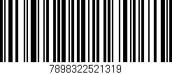 Código de barras (EAN, GTIN, SKU, ISBN): '7898322521319'