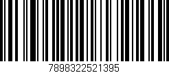 Código de barras (EAN, GTIN, SKU, ISBN): '7898322521395'