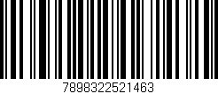 Código de barras (EAN, GTIN, SKU, ISBN): '7898322521463'