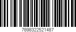 Código de barras (EAN, GTIN, SKU, ISBN): '7898322521487'