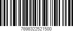 Código de barras (EAN, GTIN, SKU, ISBN): '7898322521500'