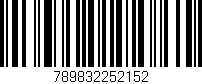 Código de barras (EAN, GTIN, SKU, ISBN): '789832252152'