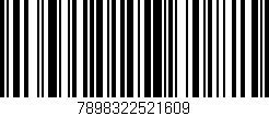 Código de barras (EAN, GTIN, SKU, ISBN): '7898322521609'