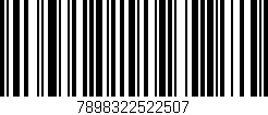 Código de barras (EAN, GTIN, SKU, ISBN): '7898322522507'