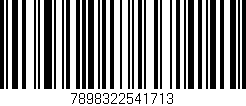Código de barras (EAN, GTIN, SKU, ISBN): '7898322541713'