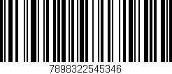 Código de barras (EAN, GTIN, SKU, ISBN): '7898322545346'