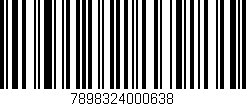 Código de barras (EAN, GTIN, SKU, ISBN): '7898324000638'