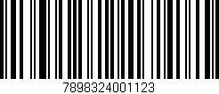 Código de barras (EAN, GTIN, SKU, ISBN): '7898324001123'