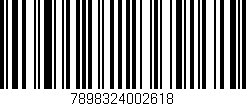 Código de barras (EAN, GTIN, SKU, ISBN): '7898324002618'